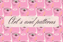 Funky Valentine seamless patterns bundle Product Image 12