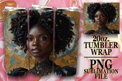 Chic Melanin Beauty Sublimation Art Product Image 1