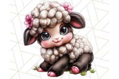 Kids Farm Clipart, Cute Farmer and Farm Animal PNG Product Image 3