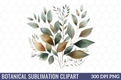 Botanical Sublimation Clipart Product Image 1