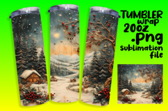 FRESH 20oz Tumbler Template , Christmas Product Image 1