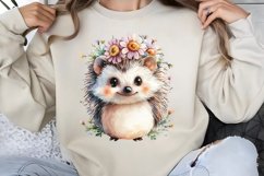 Watercolor Boho Woodland Animals Clipart PNG Product Image 1
