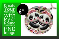 Lovely Round Design for Keychains , Sweet Animals Product Image 1