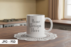 Natural Desk Mug Mockup PSD Product Image 1