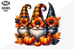 Halloween Gnomes Sublimation - Clipart PNG Design Product Image 1