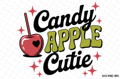 Candy Apple Cutie Svg | Halloween Svg | Svg Cut Files Product Image 1