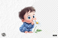 Cute Quirky Funny Baby Clipart Product Image 1