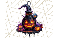 Bright Halloween Potion Bottle PNG Clipart, Holiday Elements Product Image 5