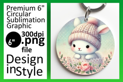 Stylish Circle Design for Car Coasters , Cute Animals Product Image 1