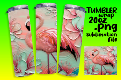 CLASSY 20oz Tumbler Design for Home , Flamingo Product Image 1