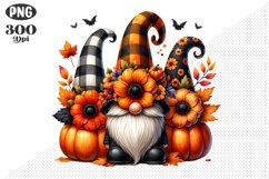 Halloween Gnomes Sublimation - Clipart PNG Design Product Image 1