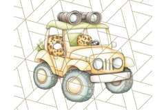 Safari Baby Animal Clipart PNG, Jungle Outfits Baby Animals Product Image 5