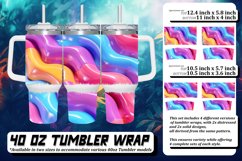 Colorful Abstract Puff Pattern Sublimation Art Product Image 1