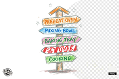 Baking Signpost PNG Product Image 1