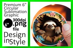 Amusing 3D Animal Mug Wrap Pattern Product Image 1