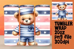 Unique Gift: 20oz Tumbler Design , Teddy Bear Product Image 1