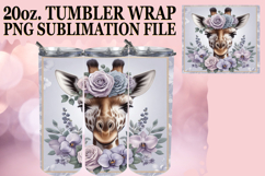 PRESENT OF HARMONY 20oz TUMBLER WRAP, Giraffe Product Image 1