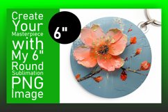 3D Spring Bloom: Floral Round Designs Design PNG Product Image 1