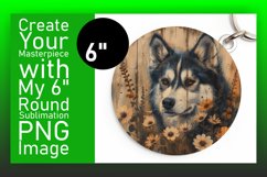 Cute Dog Lover Keychain &amp; Coaster Selection PNG Product Image 1