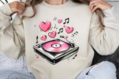 Retro Valentine Clipart PNG Product Image 1