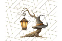 Midnight Monster Camp Out Clipart PNG, Halloween Png Product Image 5