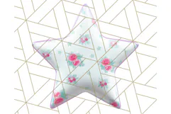 Cute Puffy Star Clipart PNG, 3D Glossy Pastel Stars Clip Art Product Image 5