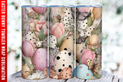 Easter Bunny Tumbler Wrap | 20oz Straight &amp; Tapered Tumbler Product Image 1