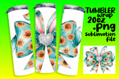 CHIC 20oz Tumbler Template for DIY , Easter Bunny Product Image 1