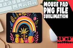 Spectrum Shadows: Rainbow Mouse Pad Sublimation Product Image 1