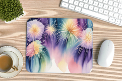Happy New Year PNG Mouse Pad,Festive New Year's Eve 2026 PNG Product Image 1