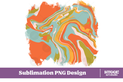 Retro Background Png Fluid Marble Paper Sublimation Bundle Product Image 5