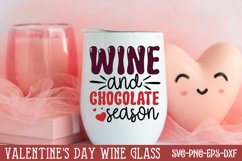 Wine and chocolate season SVG Product Image 1