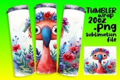 Cute Flamingo Wrap with Flowers Product Image 1