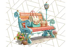 Kawaii City Girl PNG Clipart, Soft Dreamy Style Clip Art Product Image 5