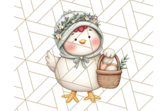 Cottagecore Kitchen Chicken Clipart PNG, Fairytale Style Product Image 5