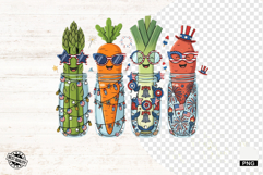 Patriotic Vegetables Clipart Product Image 1