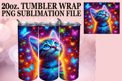 Cozy Moments 20oz tumbler wrap, Cat Product Image 1
