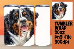 Amusing Peek-a-Boo Dog Lover Joy Sublimation Tumbler - 20oz Product Image 1