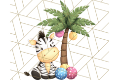 Safari Christmas PNG Clipart, Cute Jungle Animal Art Product Image 5