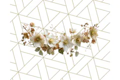 Whimsy Winter Florals Clipart PNG, Christmas Png Clipart Product Image 5