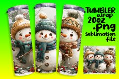 Festive Gingerbread Wrap 20oz Tumbler Sublimation Product Image 1