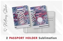 2 Sneaker patterns - Passport Holder sublimation. Product Image 1