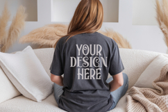 crimson Comfort Colors C1717 Shirt Mockup, CC 1717 T-shirt Product Image 1