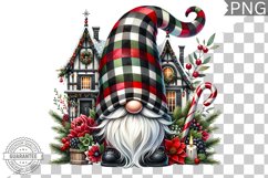 Christmas Gnome Sublimation - Clipart PNG Design Product Image 1