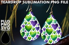 Cheerful Teardrop Earrings Magic, Heart Product Image 1