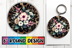 Enchanted Circle Keychain, Leopard Prints Product Image 1