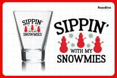 50 Funny Christmas Shot Glass Quote SVG Bundle Product Image 16