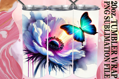 Cozy Nights 20oz tumbler wrap, Butterfly Product Image 1