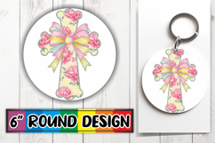 Enchanted Circle Keychain Magic, Flower Cross Product Image 1