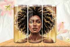 Black Girl Magic Black Woman Positive mind 20oz Tumbler wrap Product Image 1